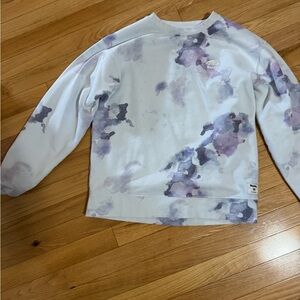 Roots White and Purple Sweatshirt